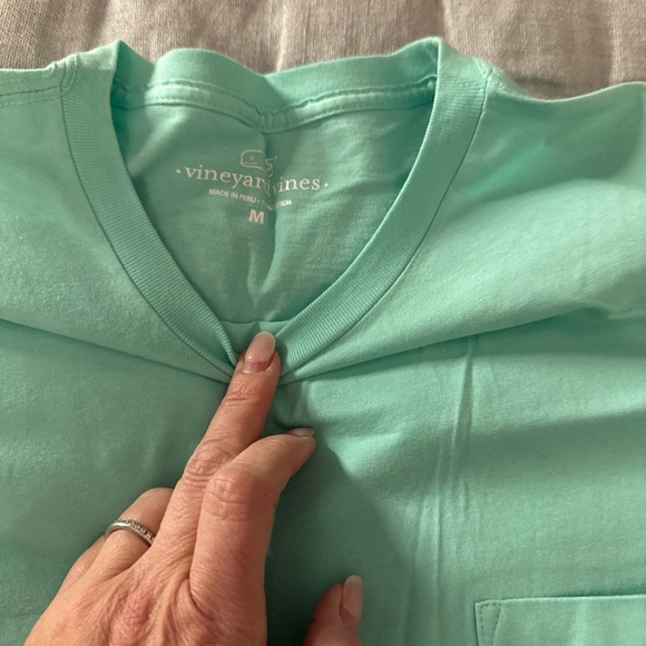 Vineyard Vines Light Green Short Sleeve Tee - Picture 2 of 4